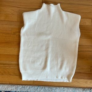 white turtleneck sweater